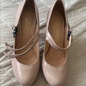 Pink Patent Mary Jane Pumps